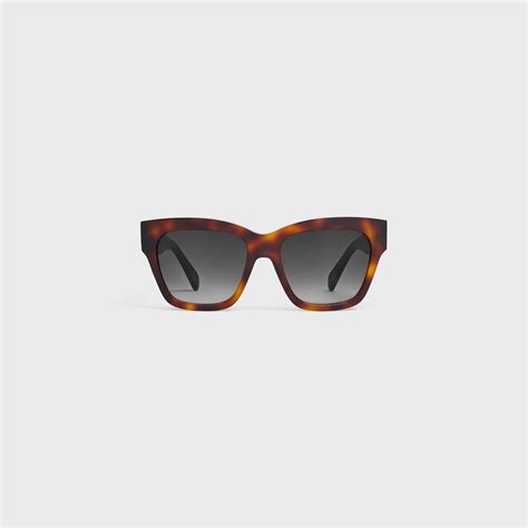 celine triomphe 09 sunglasses in acetate classic havana|TRIOMPHE 09 SUNGLASSES IN ACETATE .